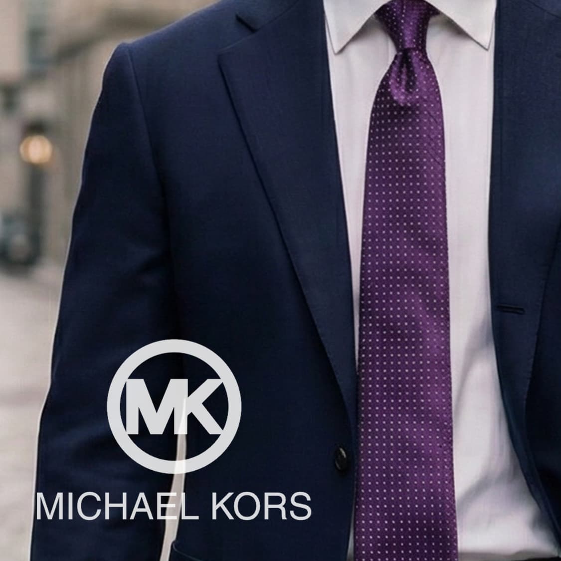 마이클 코어스 실크 솔리드 텍스처 넥타이 8.4cm 새상품 A19627
 상품이미지1