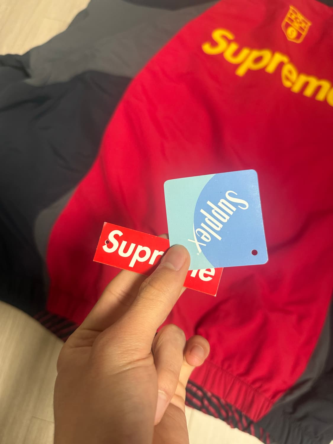 슈프림 s로고 트랙자켓 M 상품이미지3