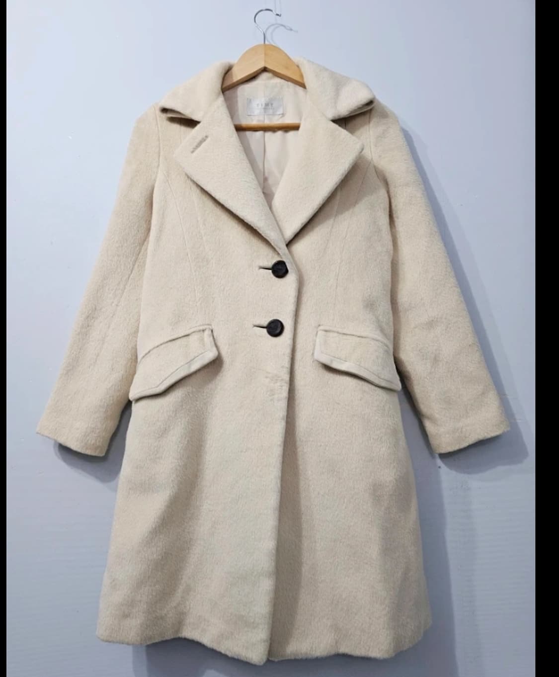 타임 TIME 아이보리 코트 ~55반 상품이미지3