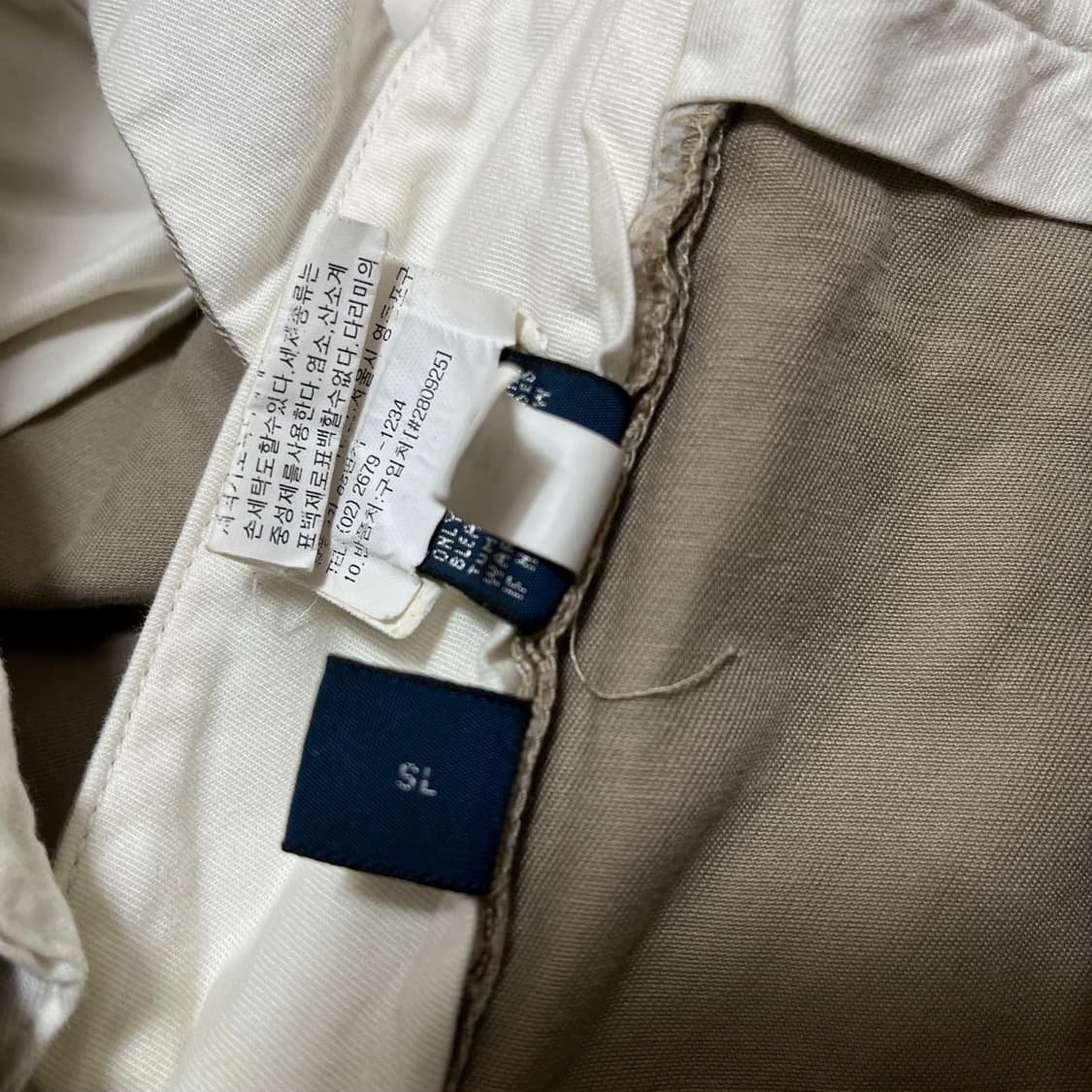 폴로 랄프로렌 클래식핏 베이지 치노 팬츠 SL 상품이미지6
