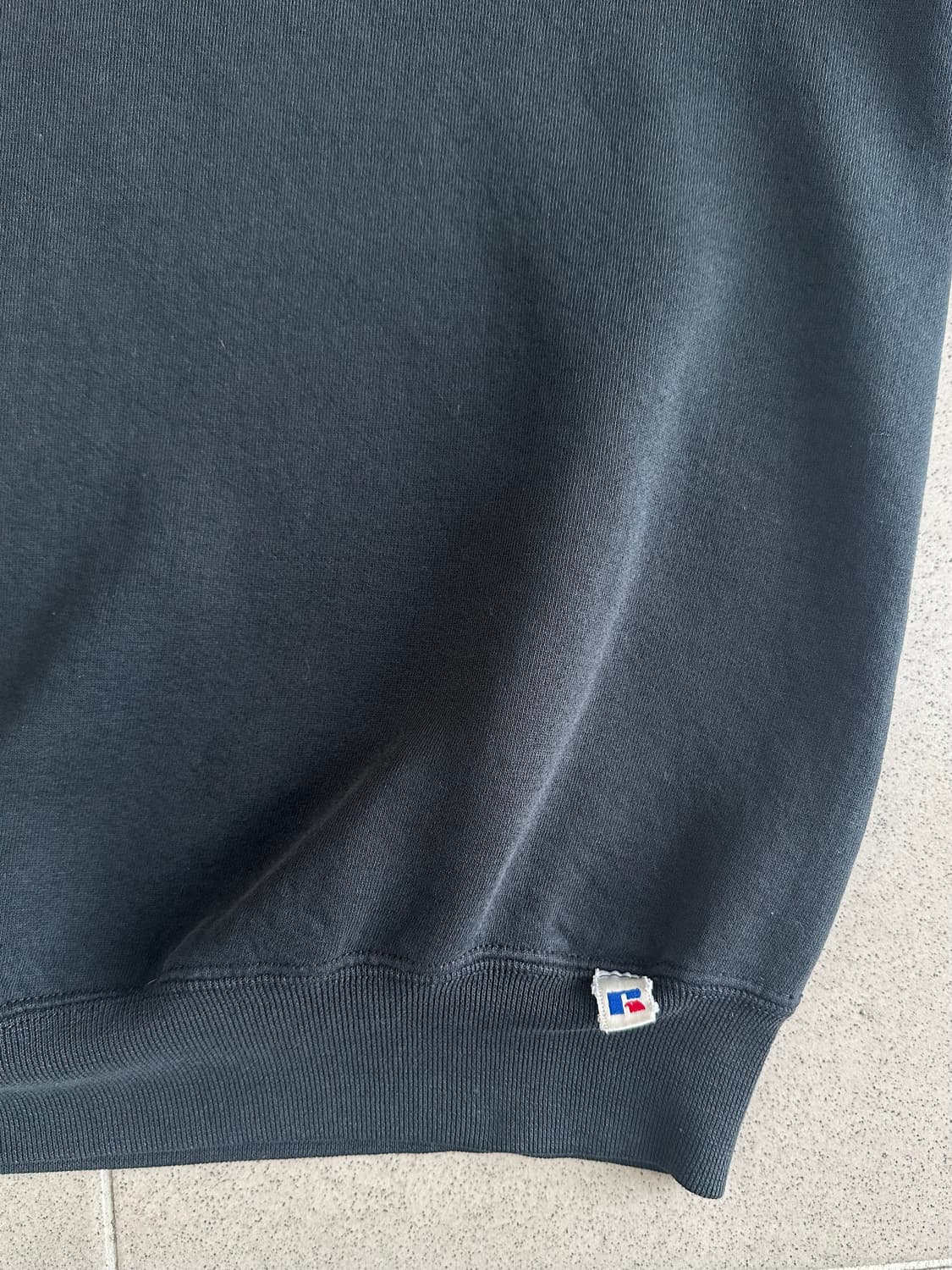 90s 빈티지 러셀 스웻셔츠 블랙 XXL 상품이미지3