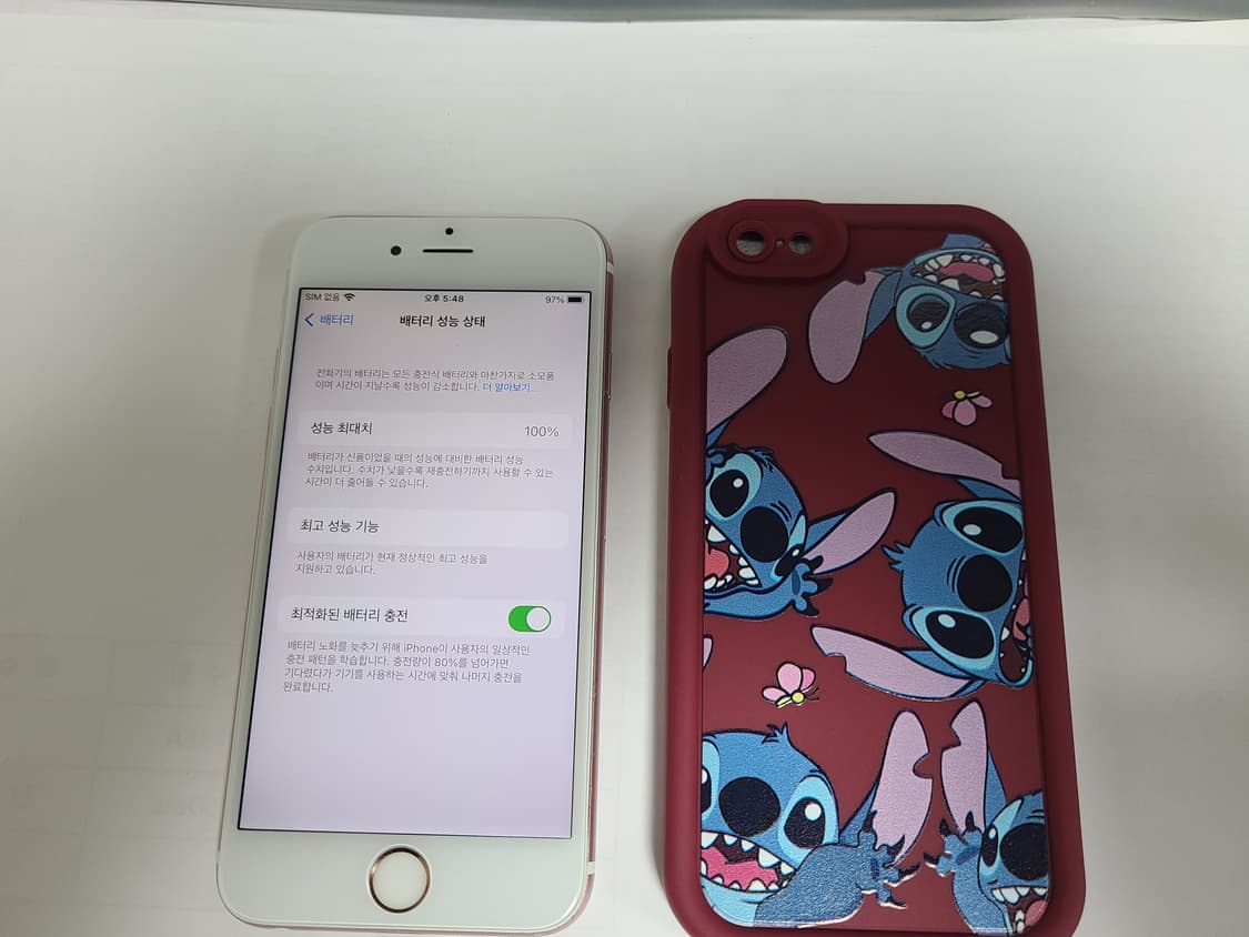 아이폰6s 로즈골드 16g 배터리100 한국판  상품이미지1