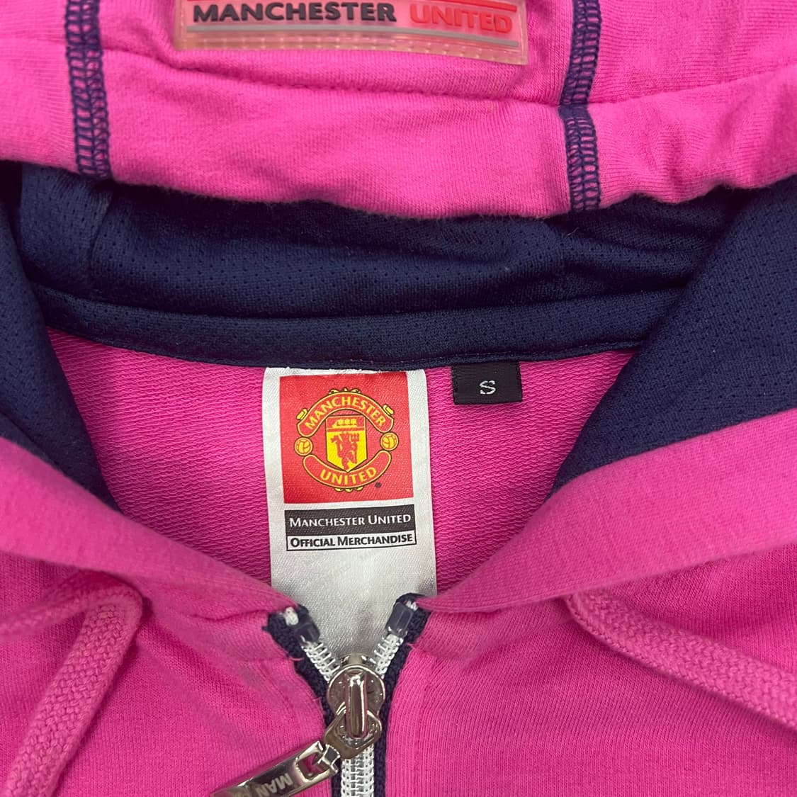 맨체스터 핫핑크 후드집업 상품이미지2