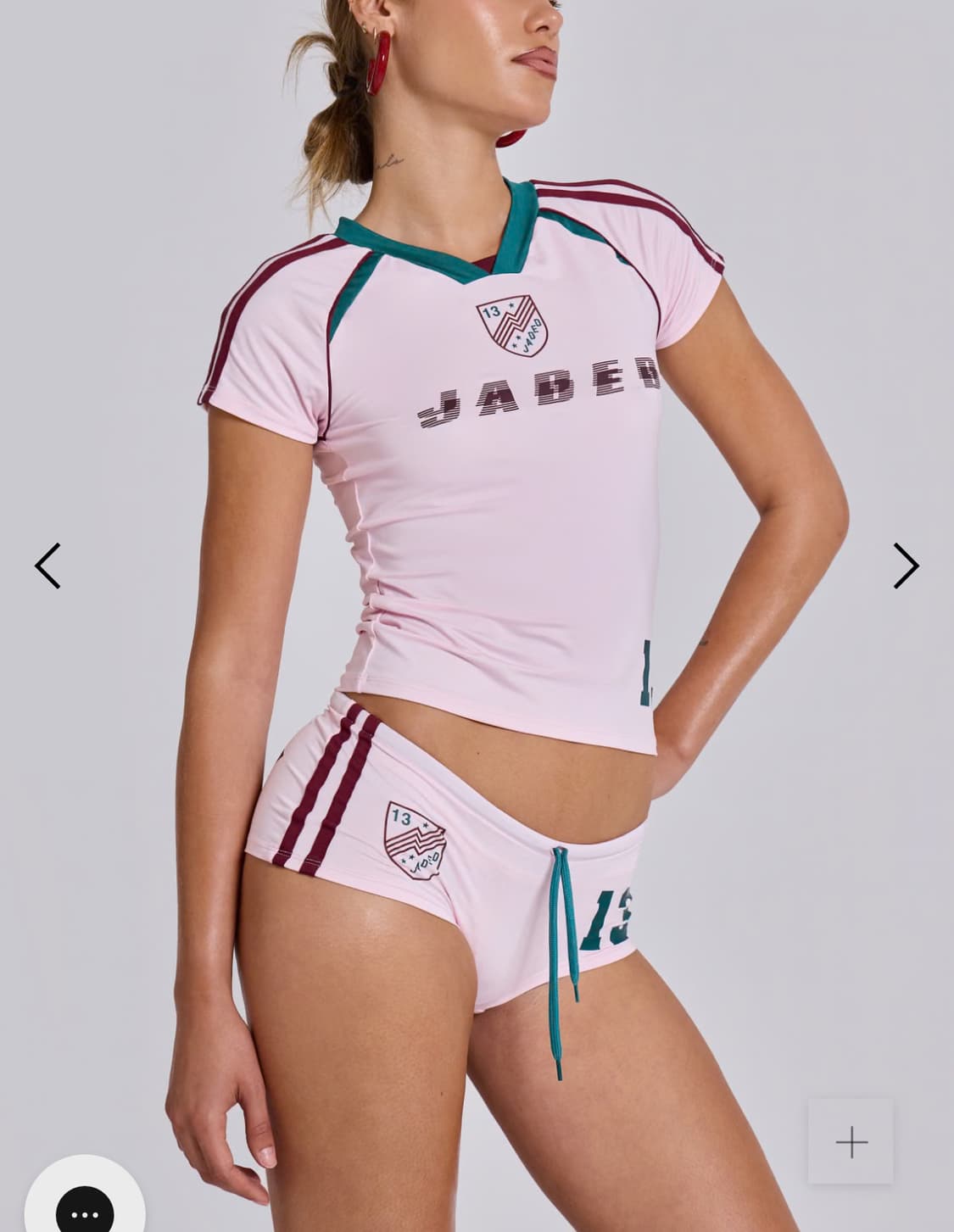 [새상품] 제이디드런던 풋볼 베이비티 핑크 상품이미지1