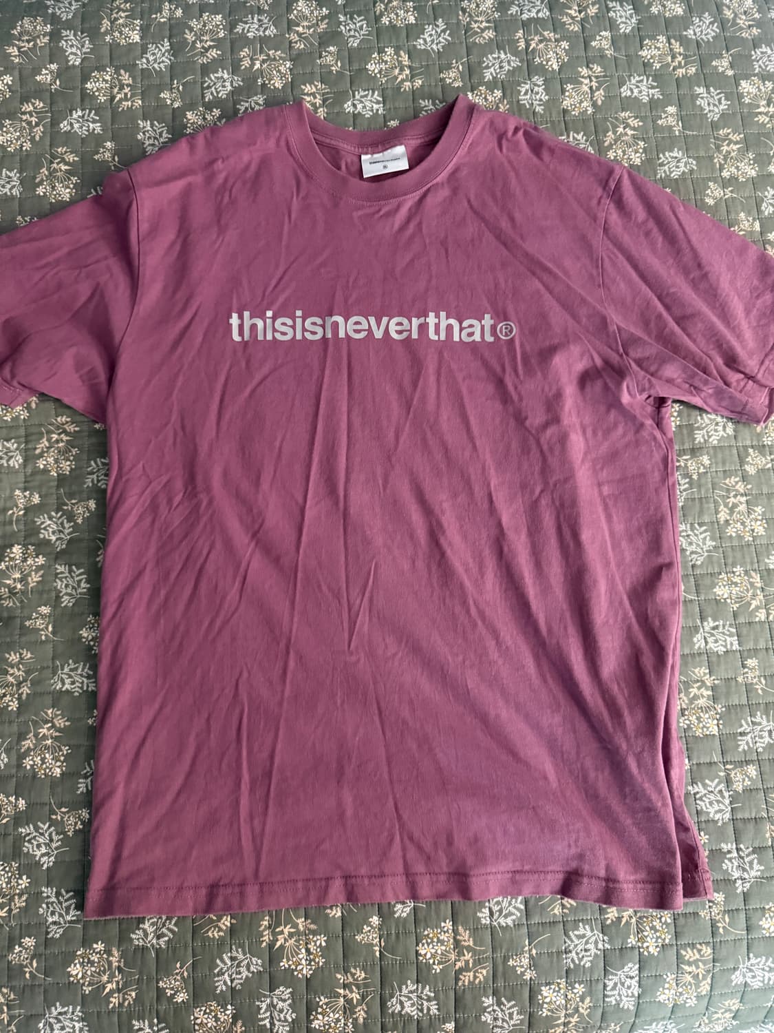 Thisisneverthat T logo tee fuchsia XL 상품이미지3