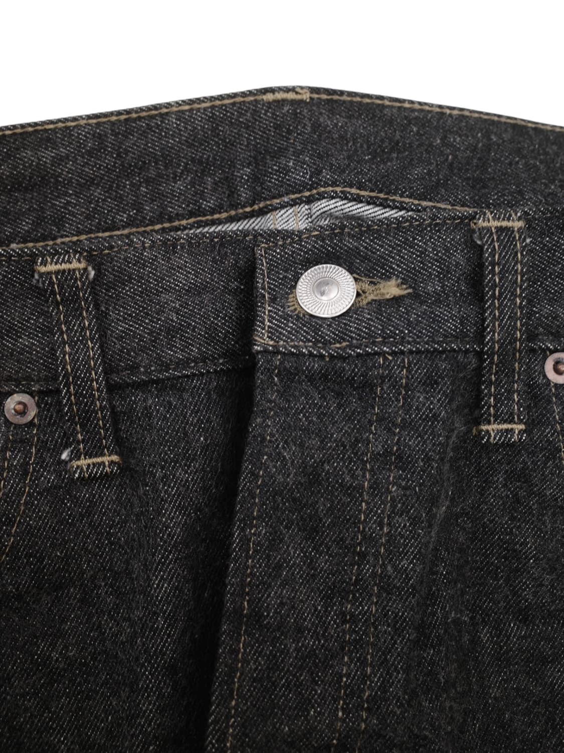 36)24s/s 아프레쎄 블랙 데님 팬츠 상품이미지3