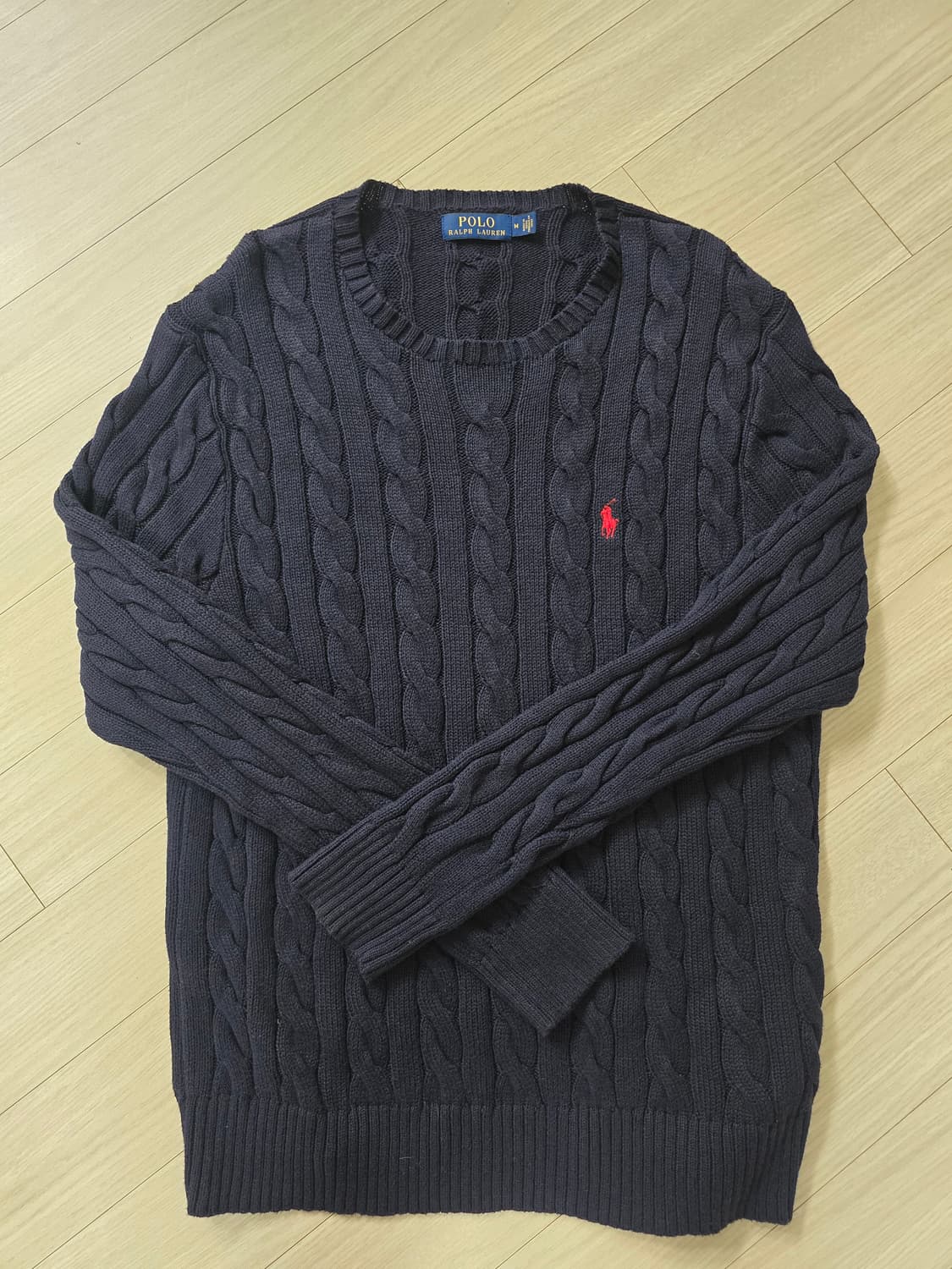 폴로 케이블 니트 상품이미지1