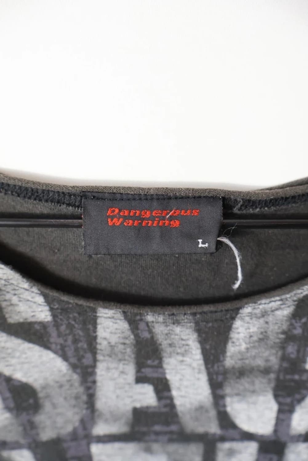 Dangerous Warning Graphic Long Sleeve 상품이미지6