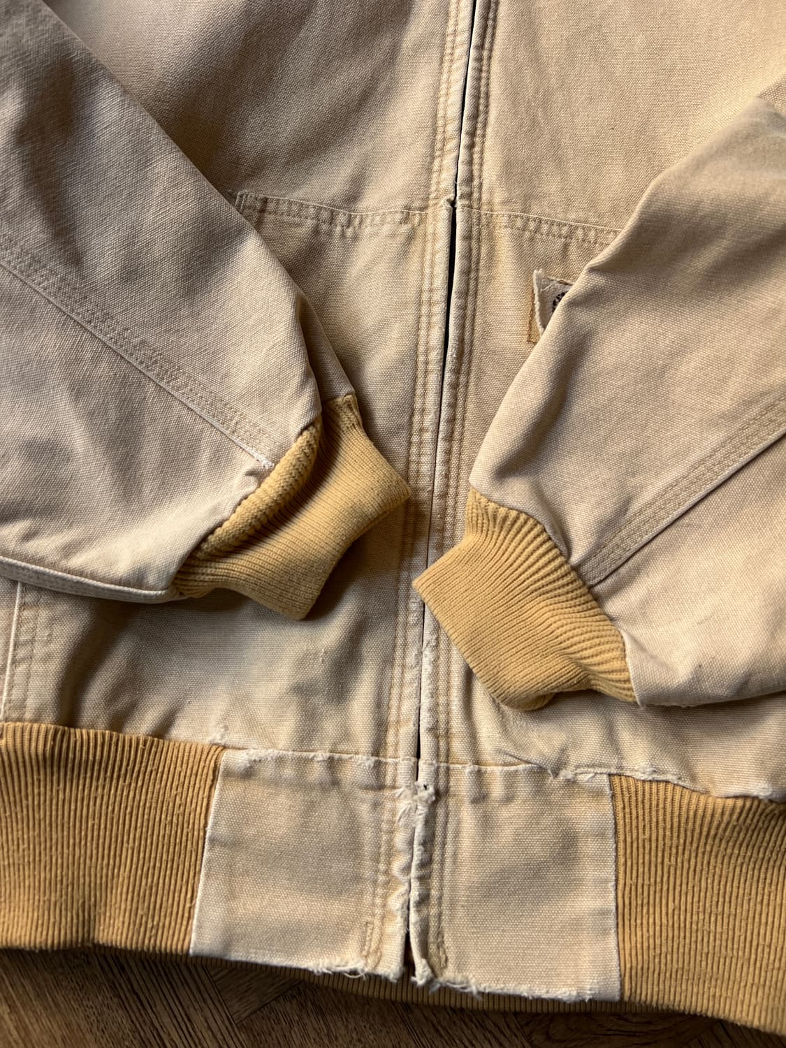 [XL]90's 칼하트 USA J06 WET 액티브 워크 자켓 상품이미지5