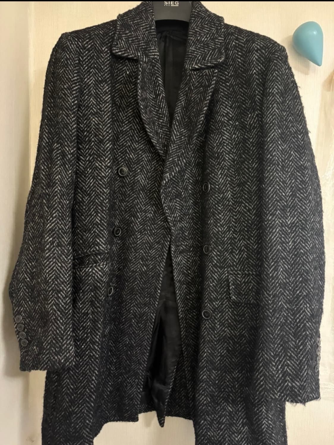 마시모두띠남성헤링본코트 상품이미지3