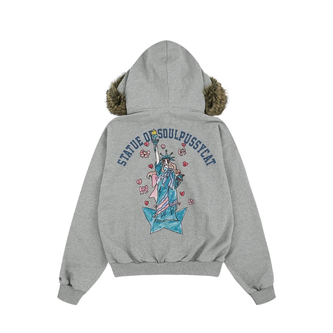 그레일즈 소울푸시캣 퍼 후드집업 (새상품) 상품이미지2