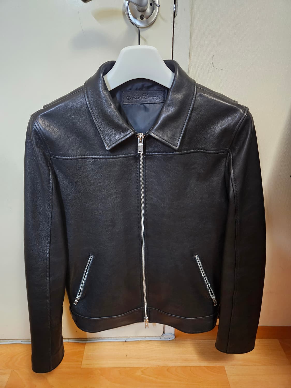 44) 느와르 라르메스 STANDARD JK#8 싱글라이더 블루종 가죽 상품이미지1