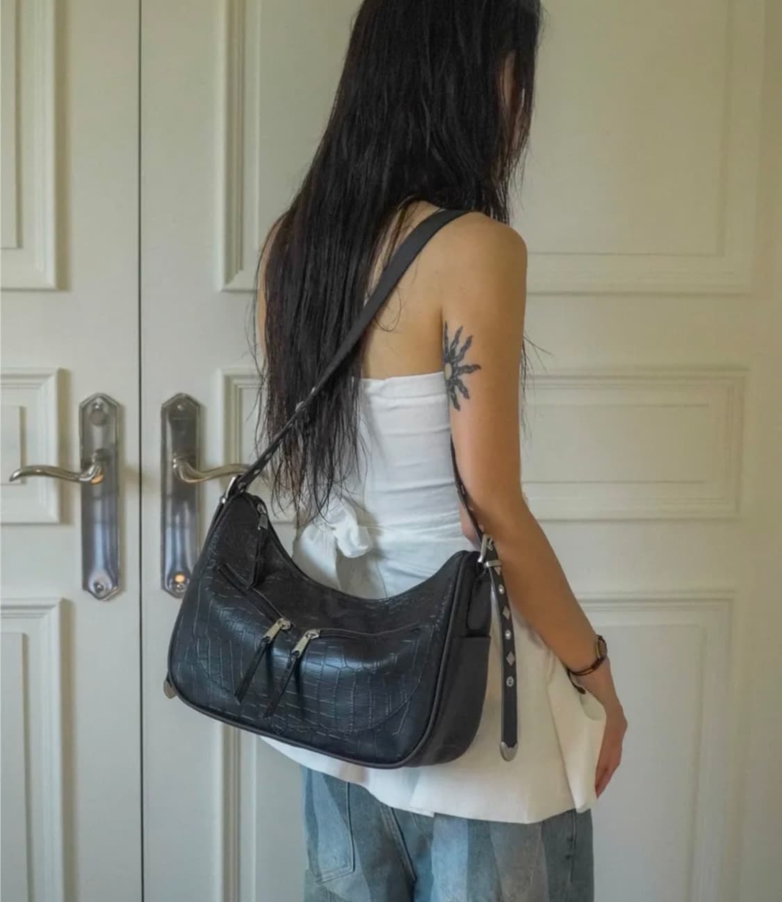 이우가마카라스 웨스턴 백 studded western bag 상품이미지2