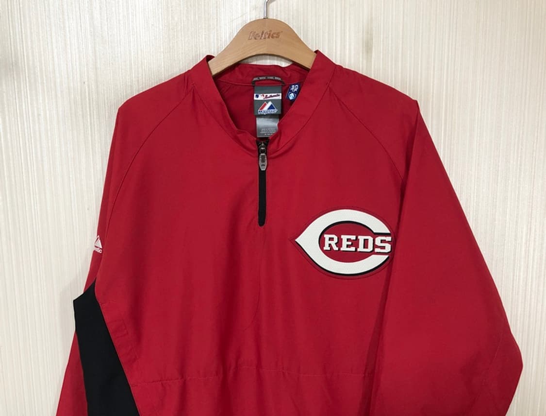 MLB 마제스틱 신시티네레즈 어센틱바람막이/웜업풀오버 S 상품이미지2