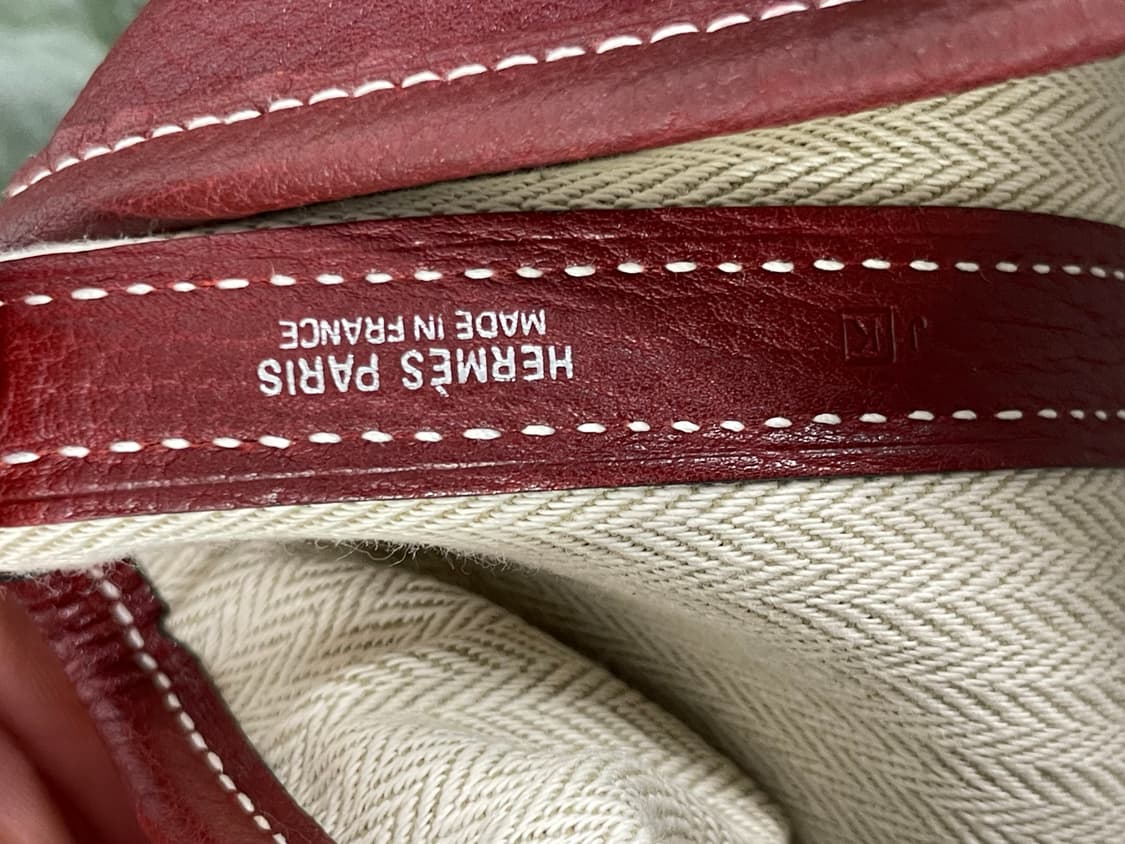 에르메스 가든파티 30 보르도컬러 토트백(K) 상품이미지9