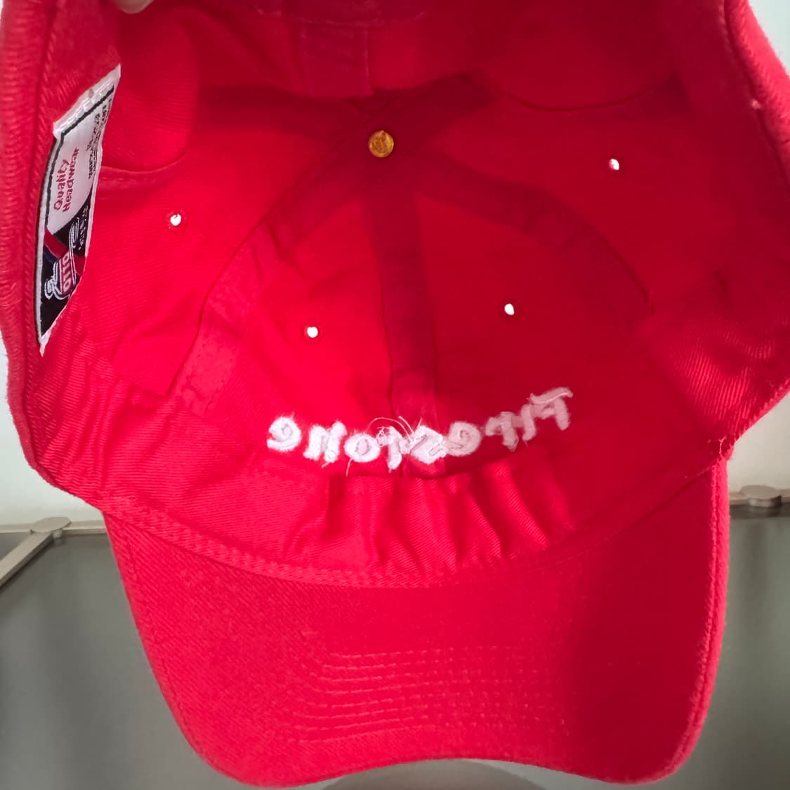 USA firestone 레드 빈티지 모자 볼캡 vintage cap  상품이미지3