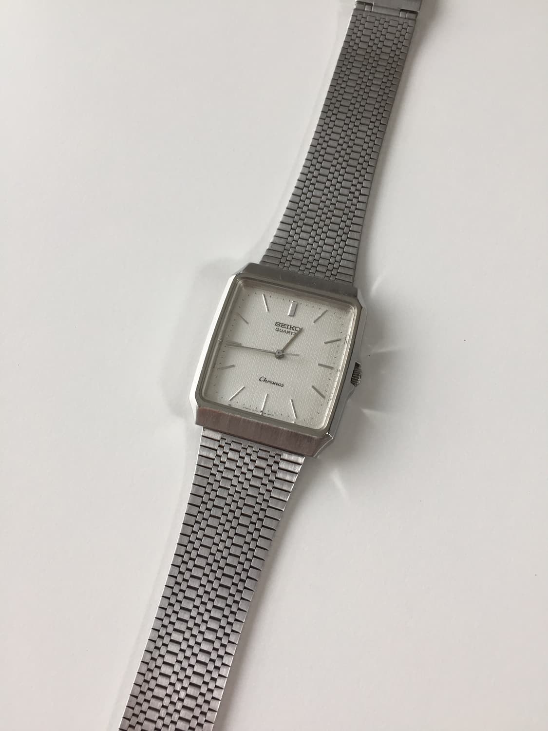80s seiko chronos slim square quartz 상품이미지9