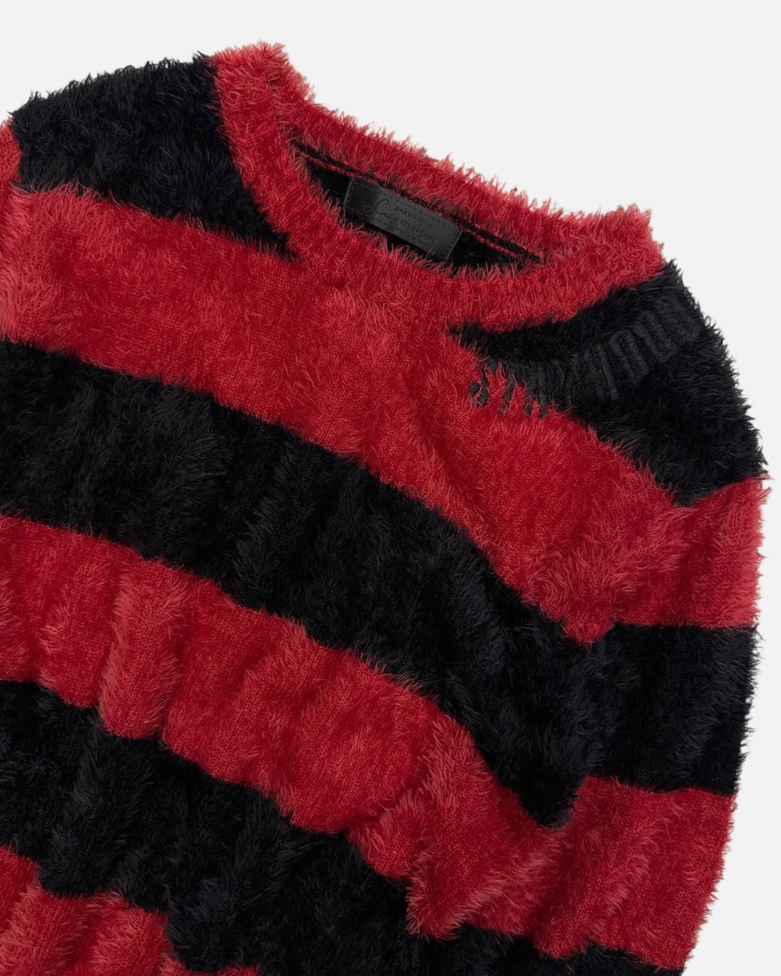 LUV MAISON stripe hairy knit 상품이미지3