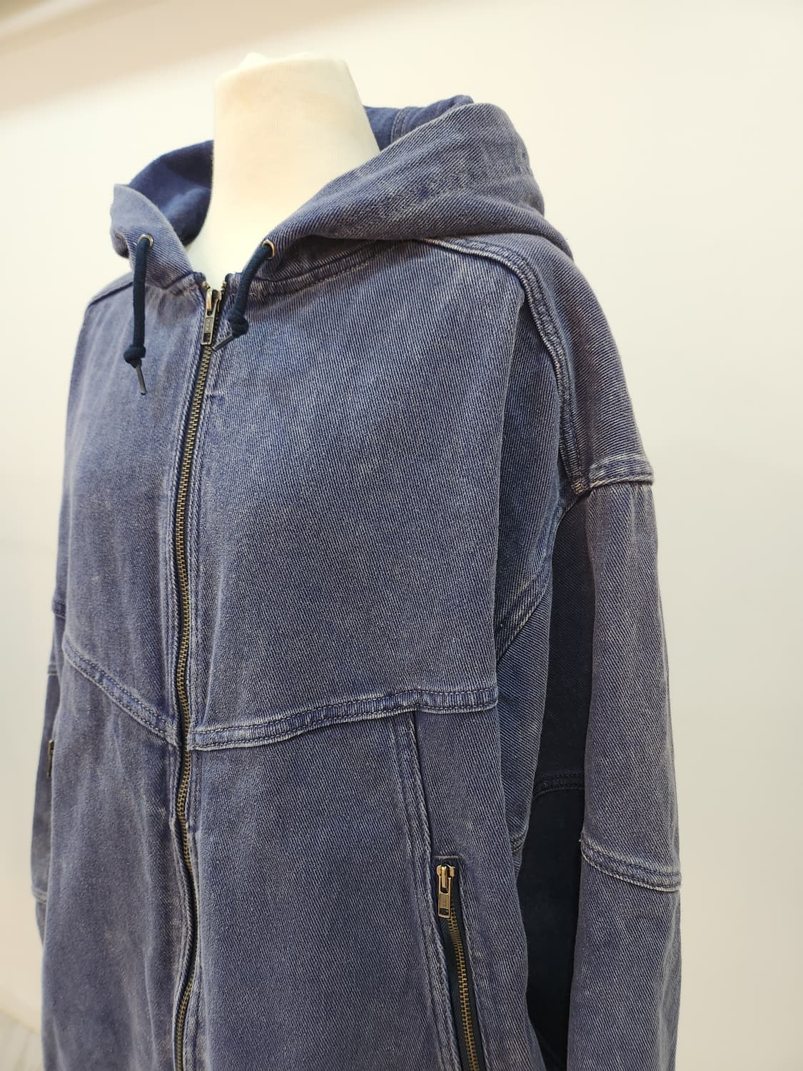 빔즈 데님 후드 집업 상품이미지3