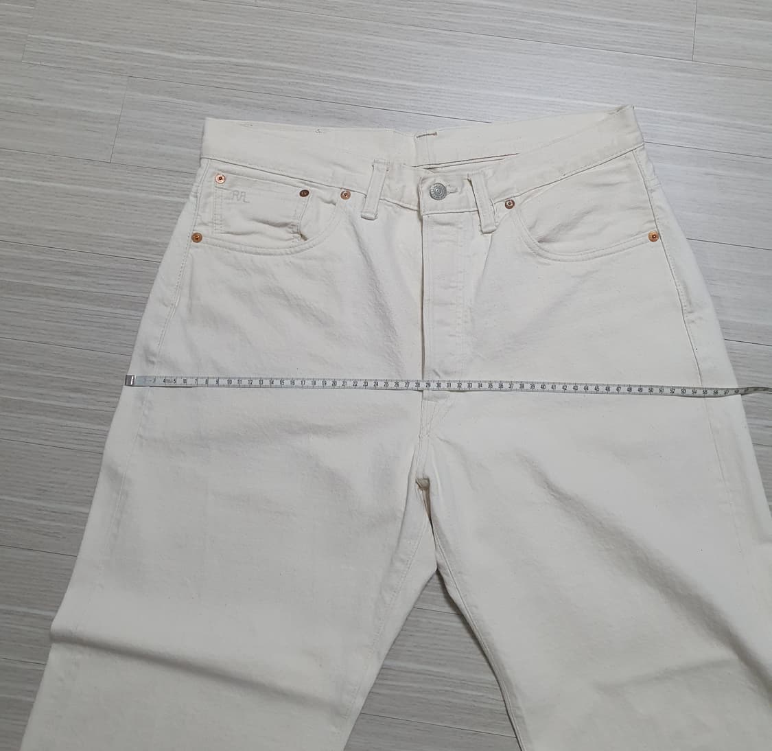 RRL 더블알엘 빈티지 파이브 포켓 에크루 33-34 택사이즈 36x32 상품이미지10