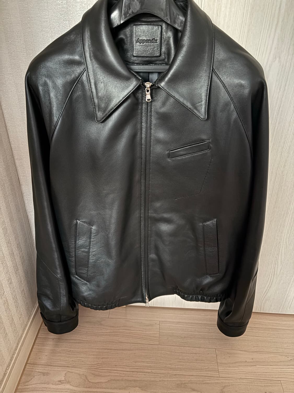 Appendix leather blouson /black 상품이미지1
