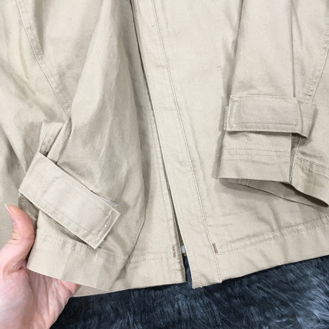 투티/0336 NOTA BENE JPN 빈티지 면 자켓 허리 조절 스트랩 상품이미지6