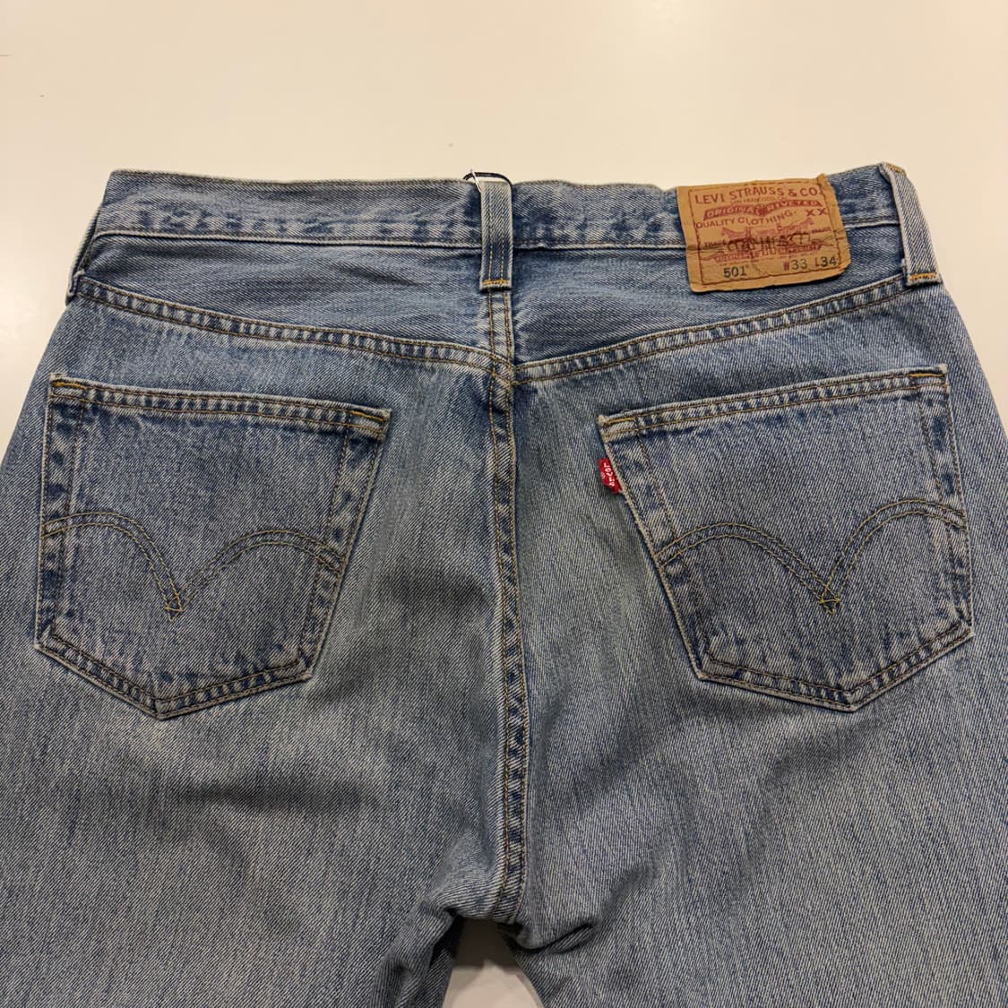 [33x34] 리바이스 501 데님 팬츠 청바지 C421 상품이미지3