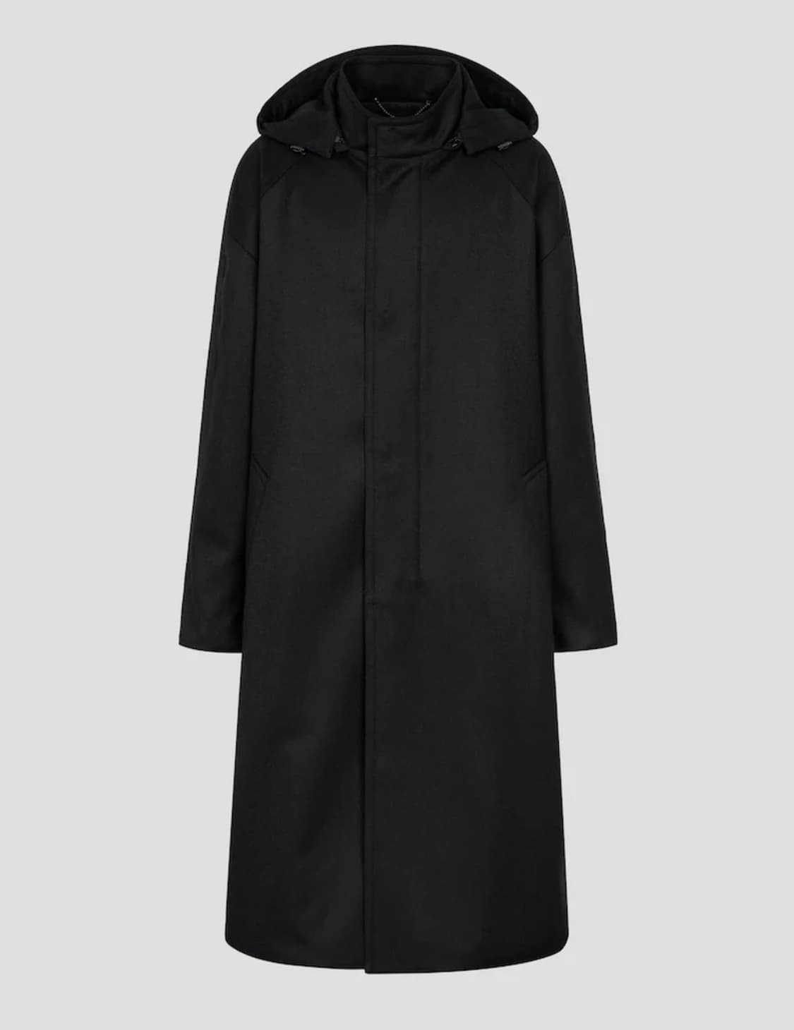 [52] 준지 밀링 울 후드 디테처블 코트 상품이미지1