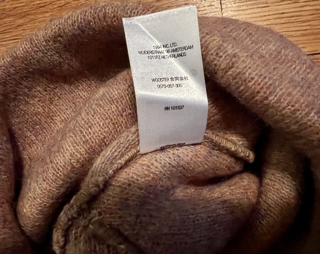 16FW 슈프림 헤더박스로고 비니 베이지 상품이미지4