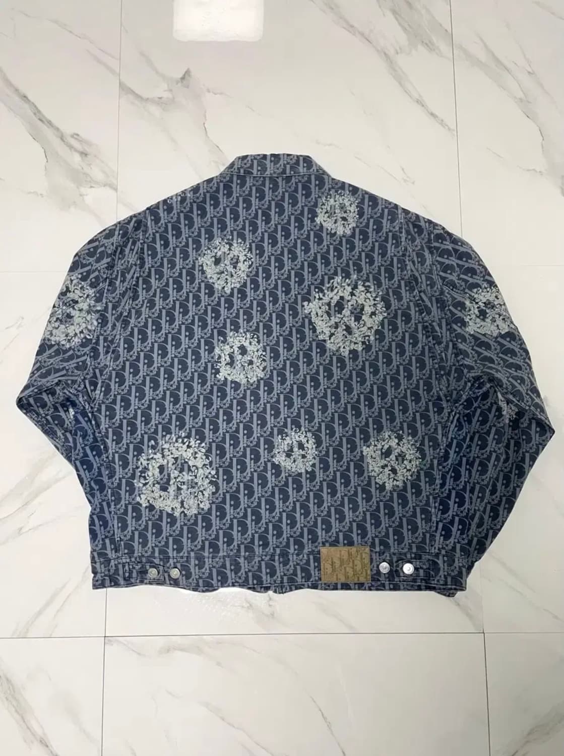 국내미발매 디올 x 데님티어스 오블리크 블루종 자켓 56 새상품 상품이미지5