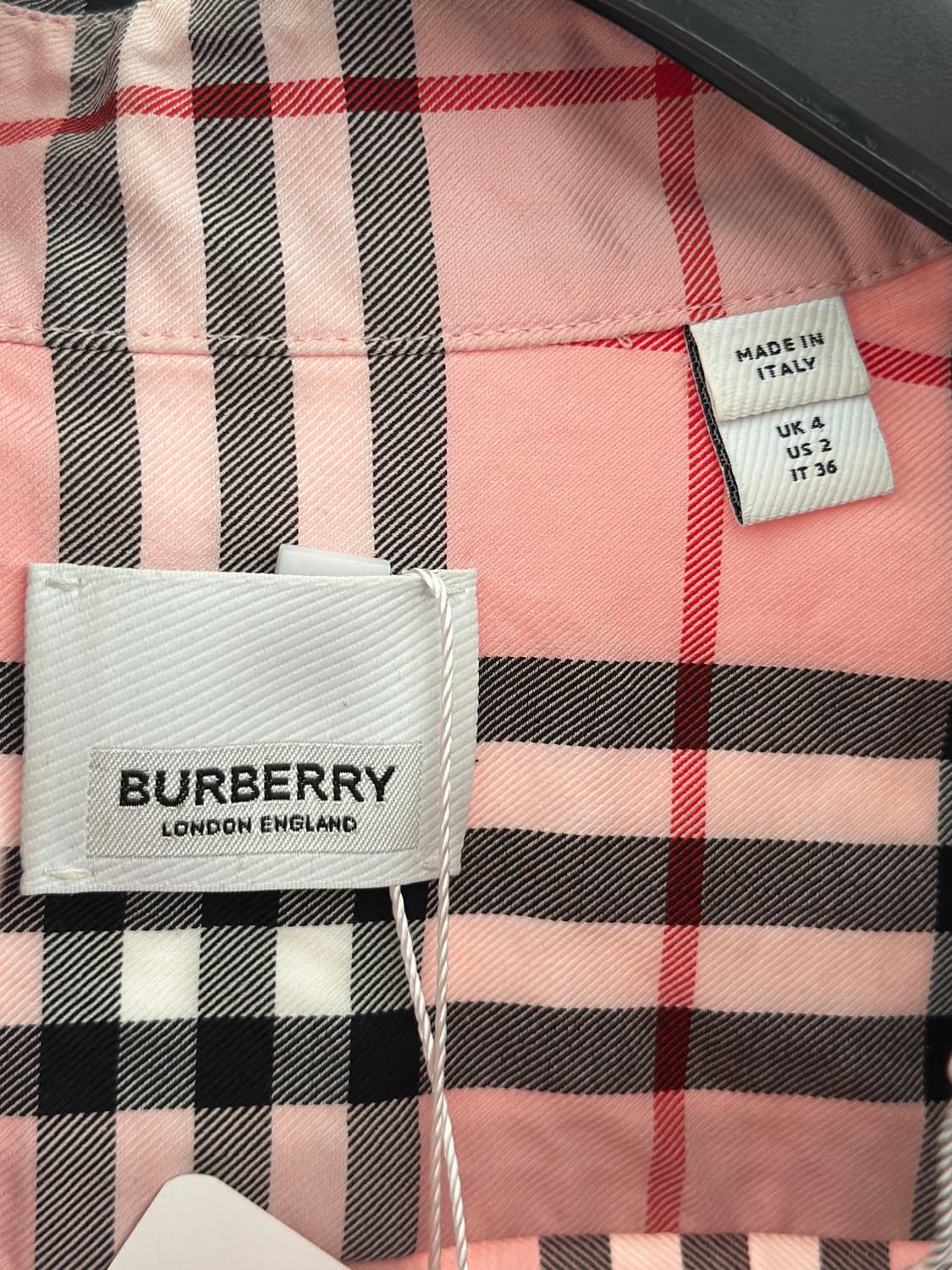 버버리 22FW 이바나 빈티지 체크 셔츠 상품이미지4