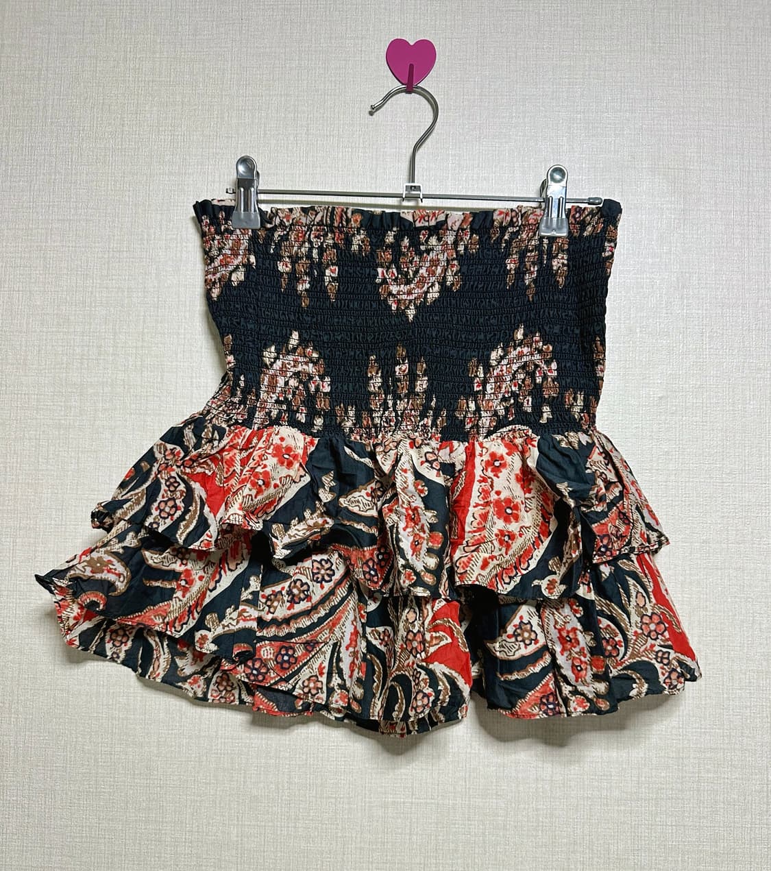 이자벨마랑 페이즐리 밴딩 미니스커트 상품이미지1