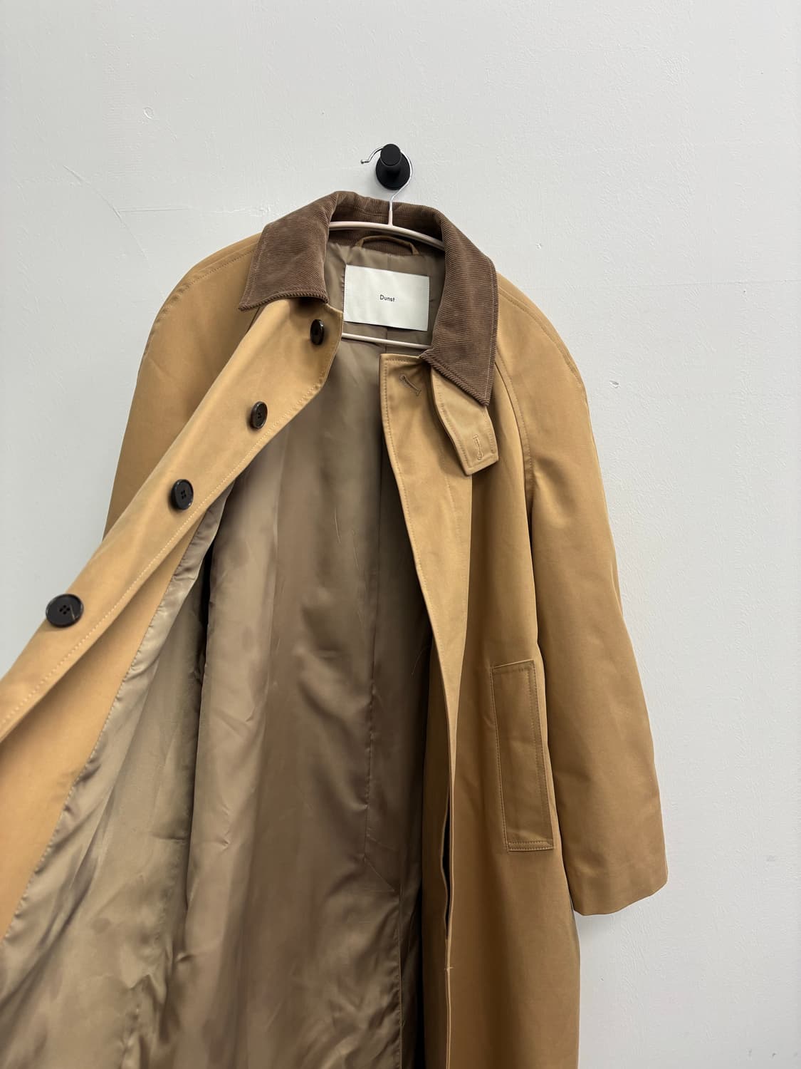 [새 상품] Dunst(던스트) 유니섹스 클래식 발마칸 트렌치 코트 상품이미지5