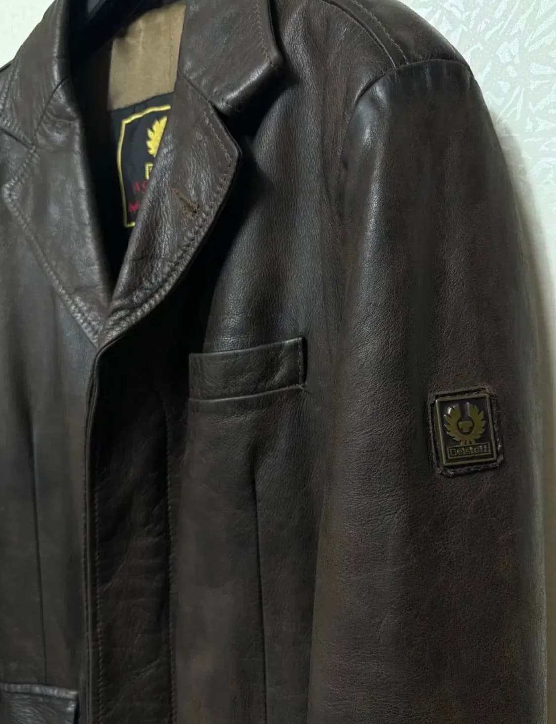 벨스타프 belstaff 골드라벨 마틴레더자켓 L 상품이미지4
