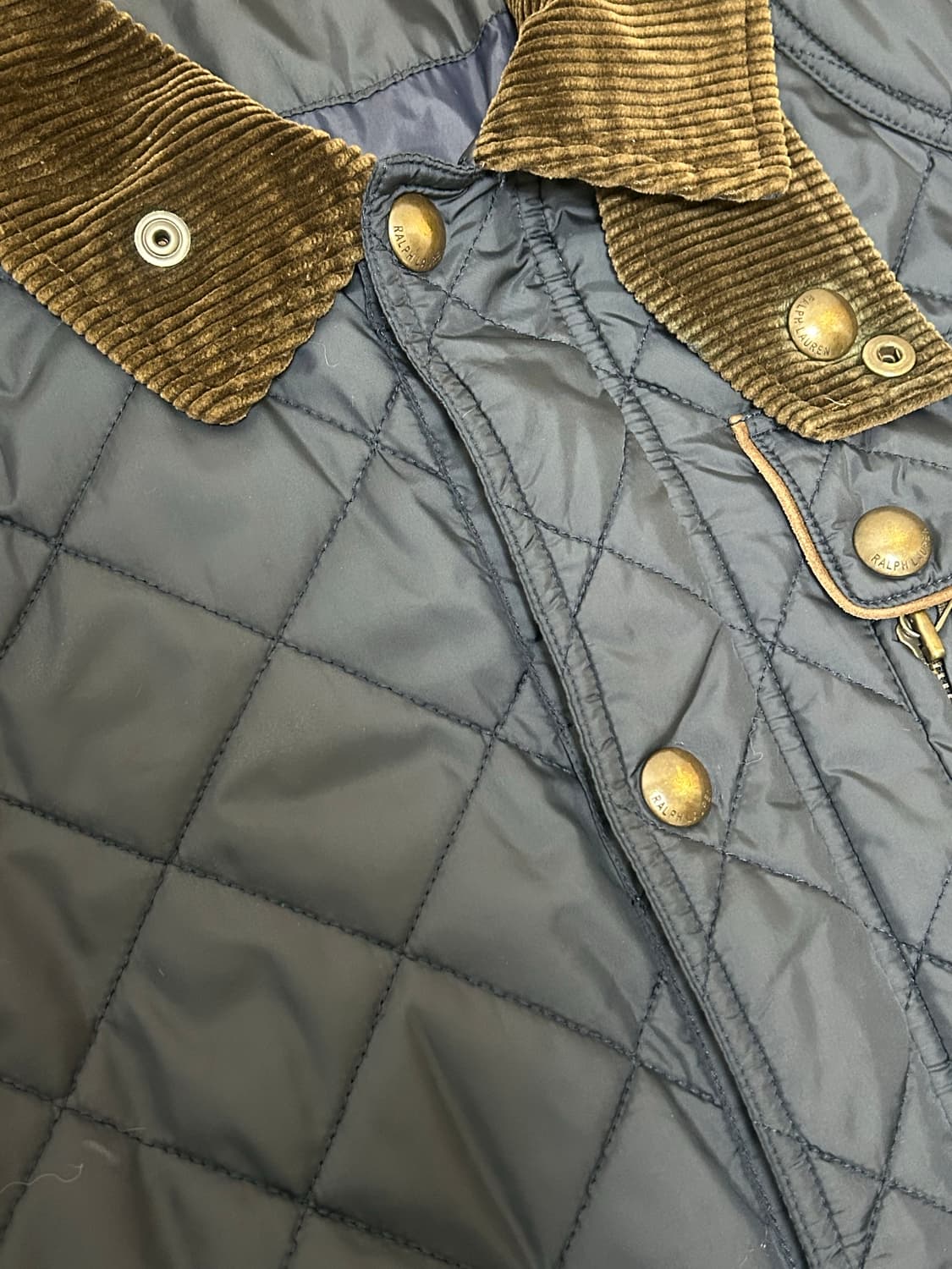 (드라이클리닝완)폴로 랄프로렌 네이비 퀄팅자켓 상품이미지4