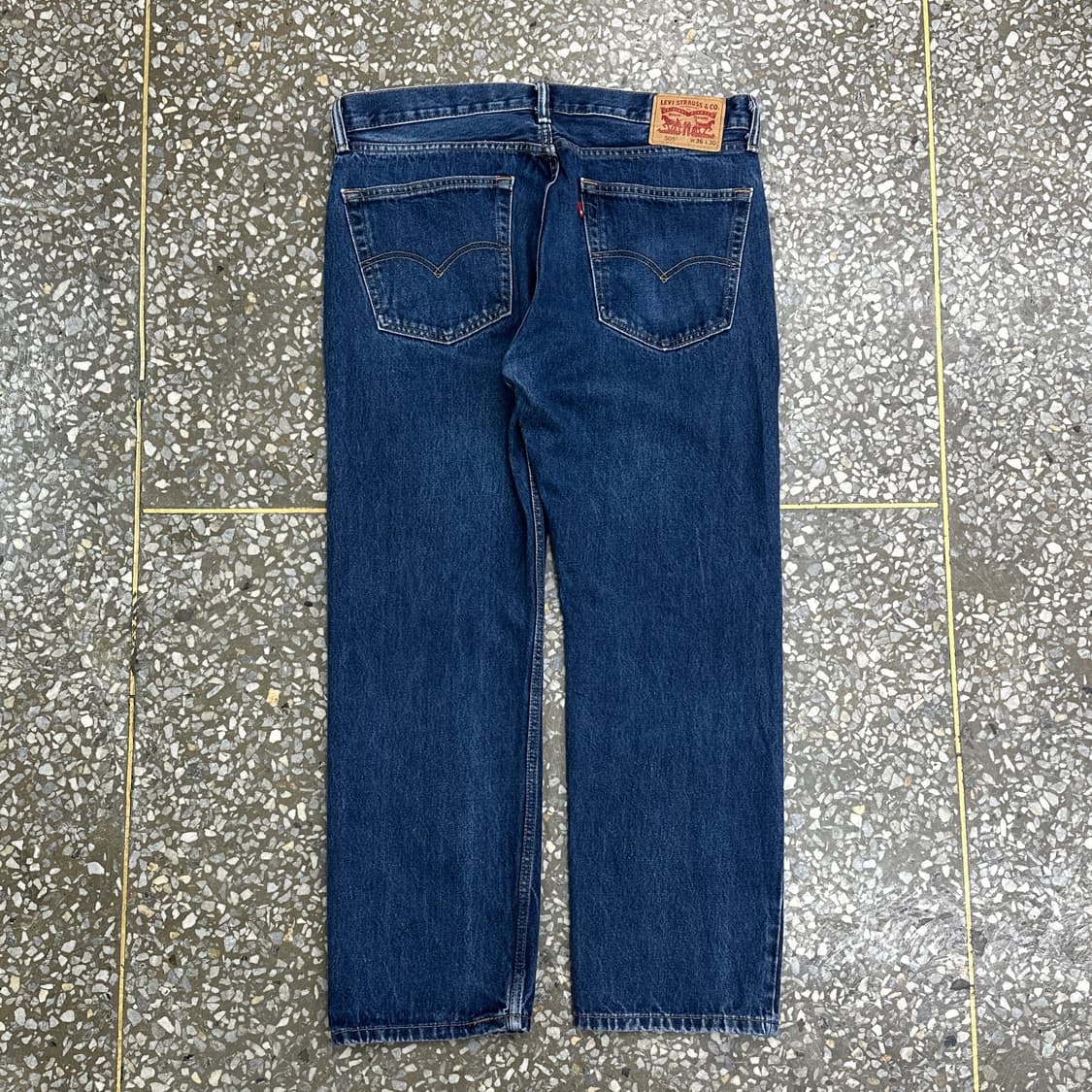 리바이스 505 블루 진 데님 팬츠 36 상품이미지2