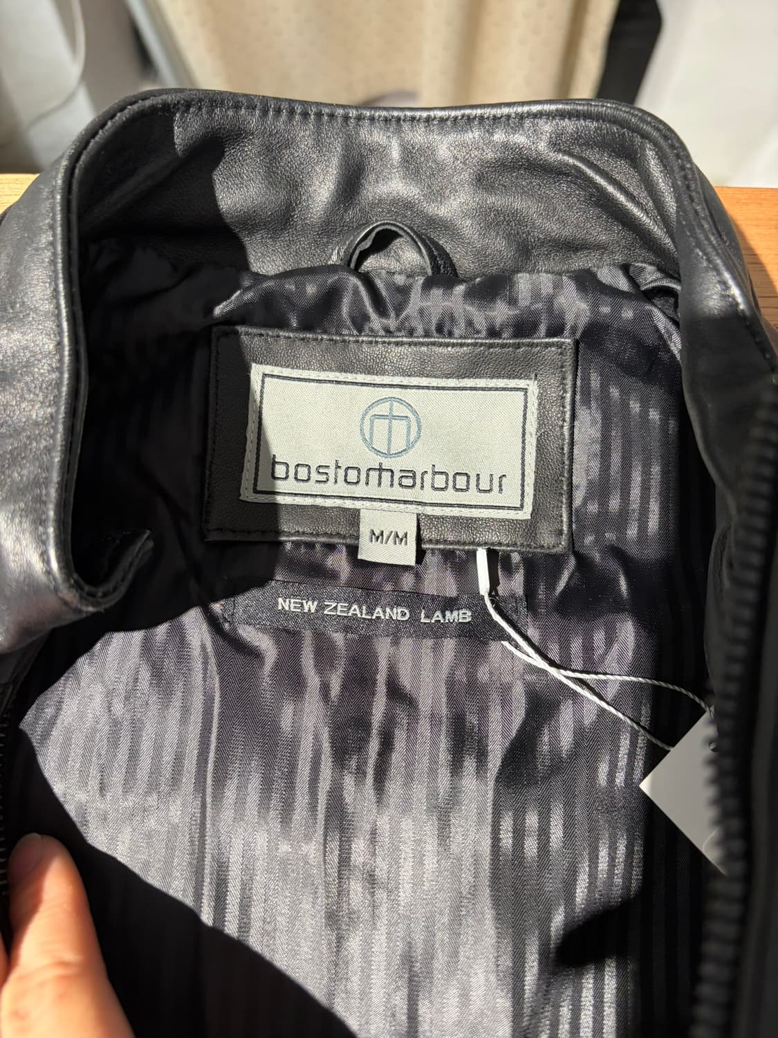 Boston Harbor 싱글 레더 자켓 상품이미지4