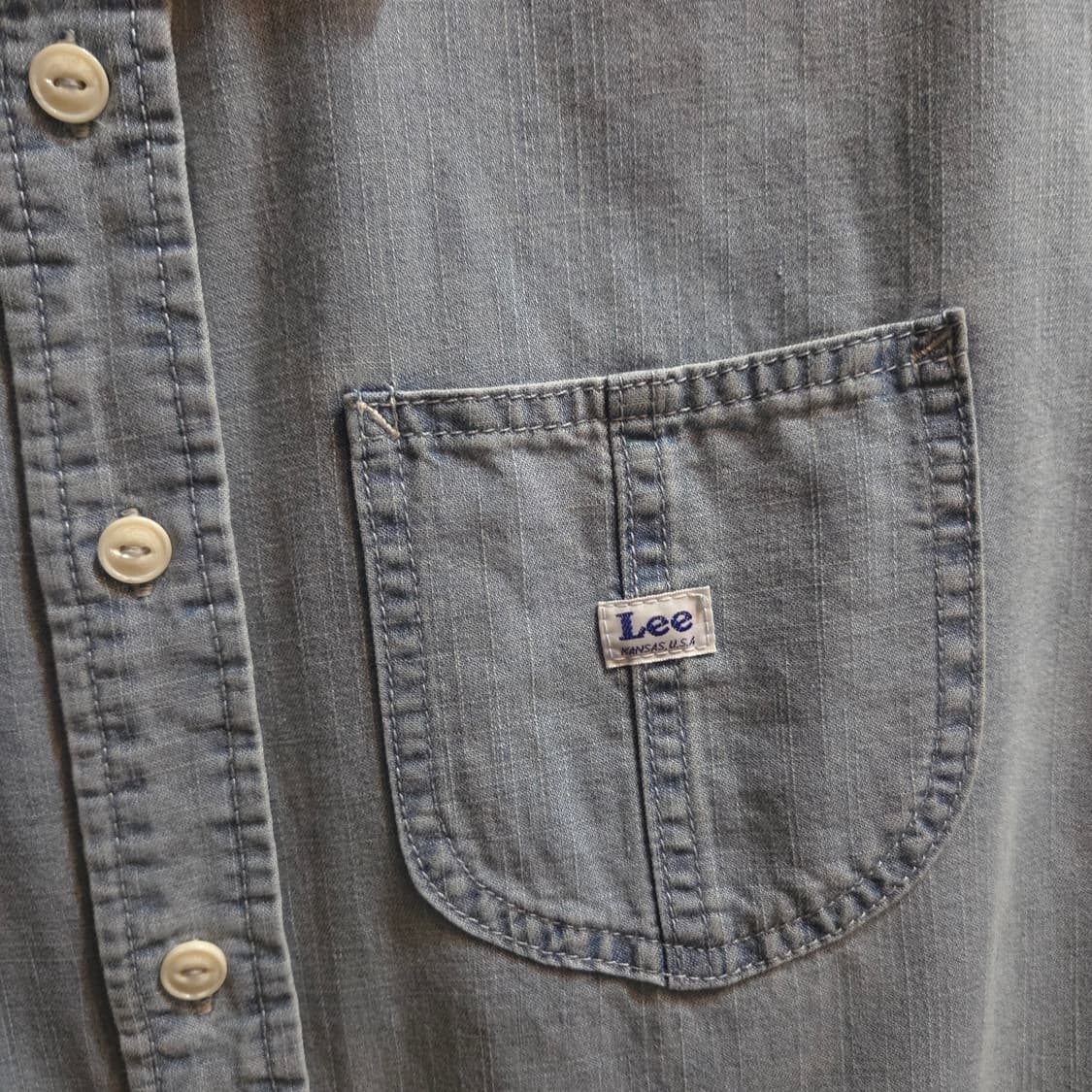 Lee 리 데님 반팔 셔츠 상품이미지5