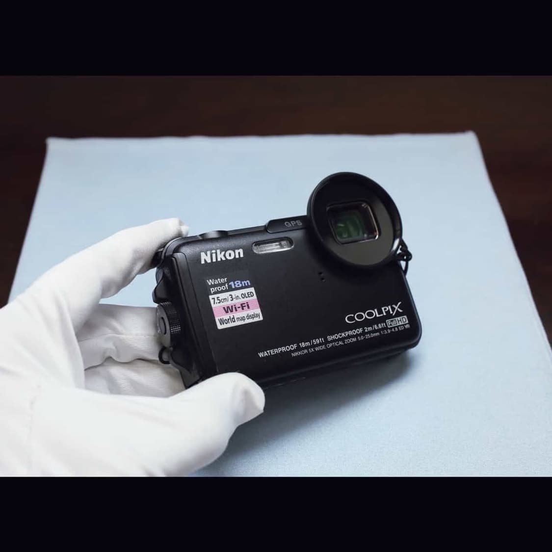 니콘 쿨픽스 aw110 블랙 풀박스 민트~A급 상품이미지10