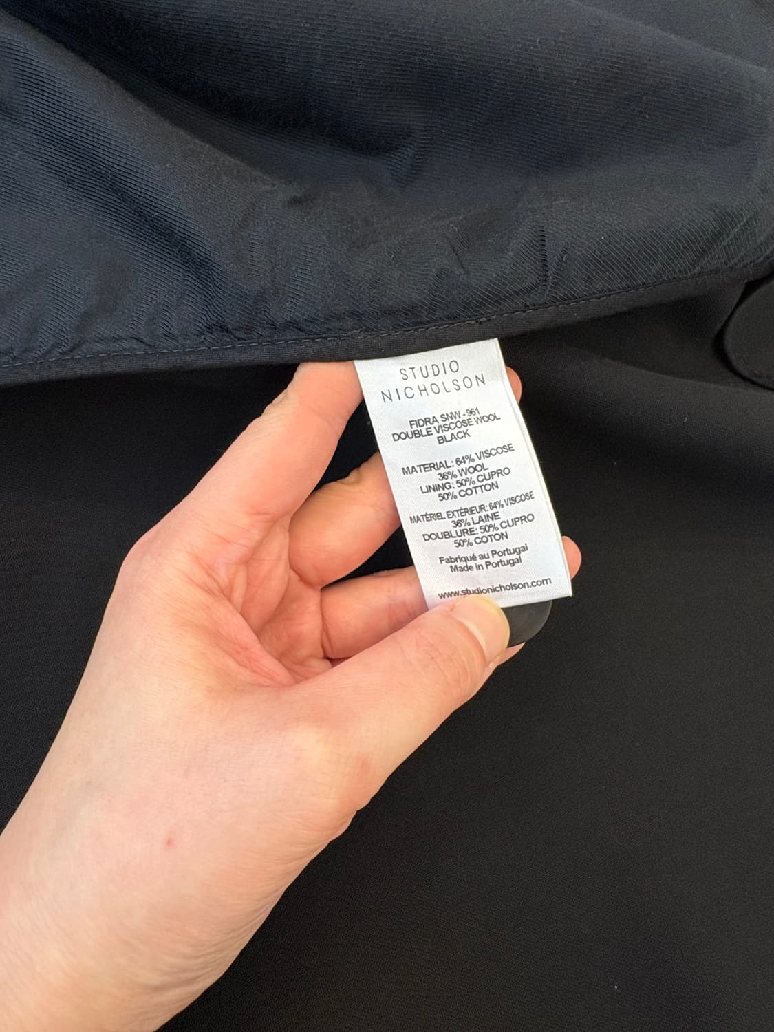 [새상품] 스튜디오 니콜슨 간절기 코트 상품이미지4