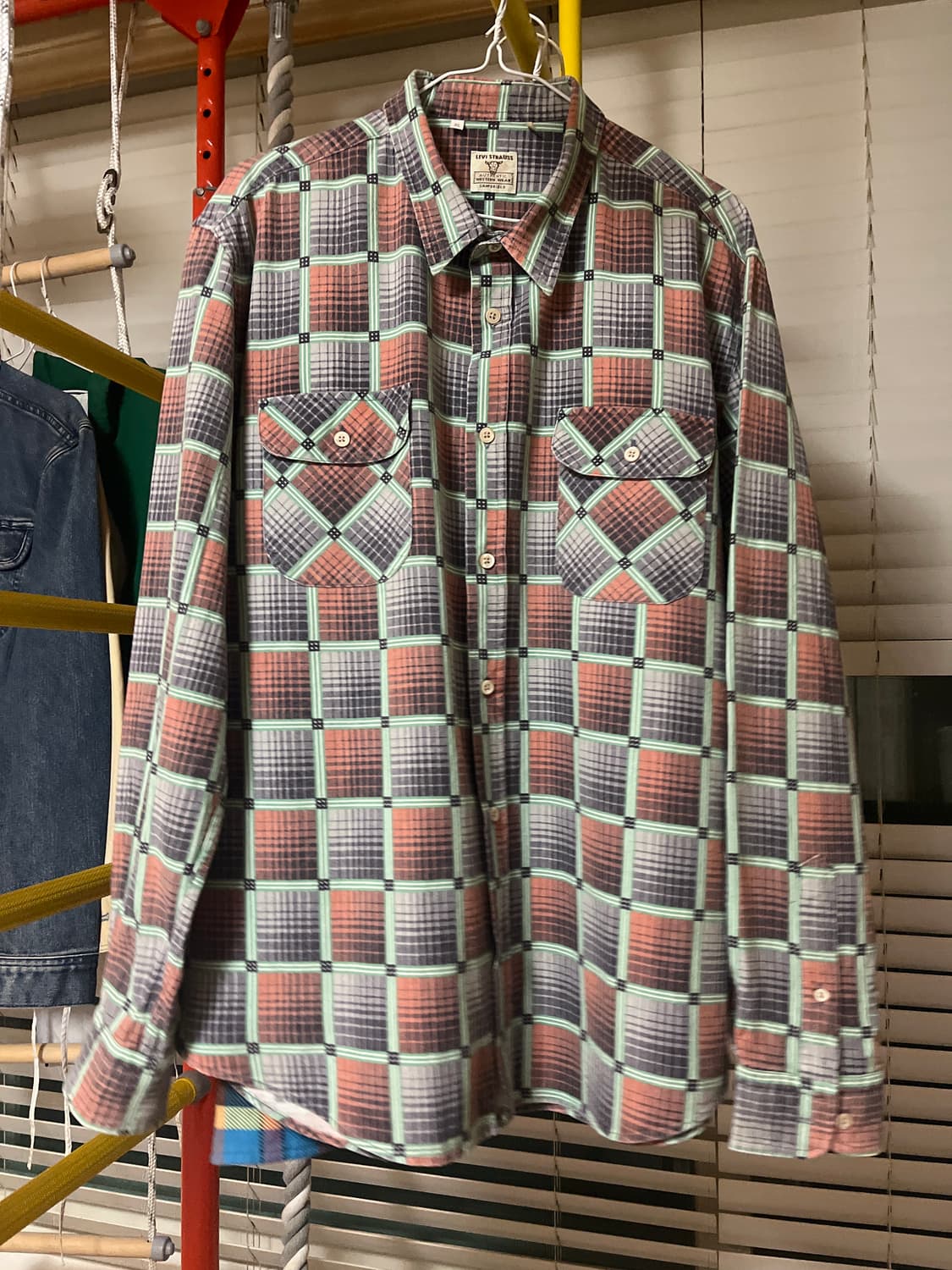 LVC 리바이스 웨스턴 체크 셔츠 상품이미지1