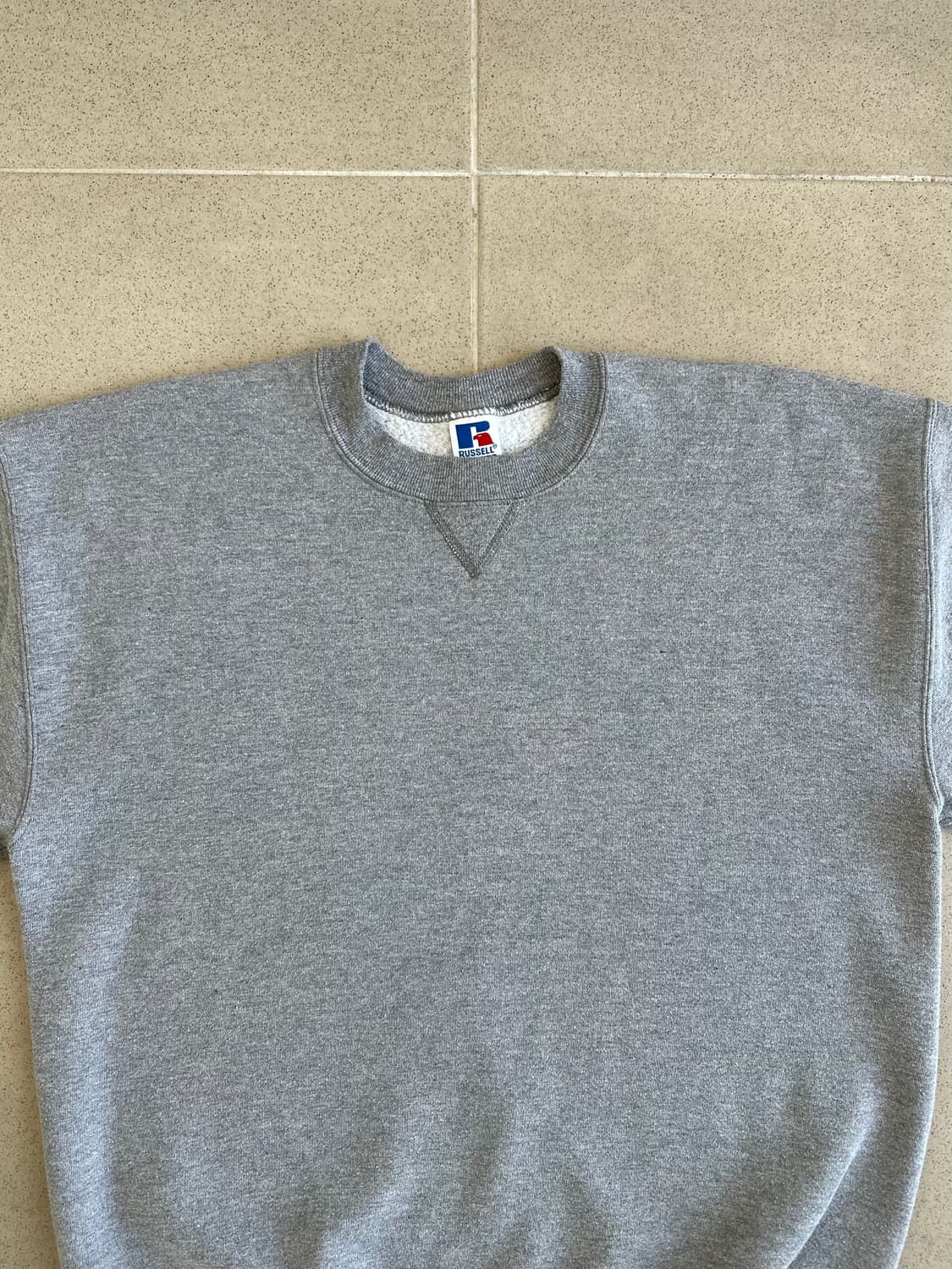 90s 빈티지 러셀 스웻셔츠 그레이 XL USA 상품이미지4