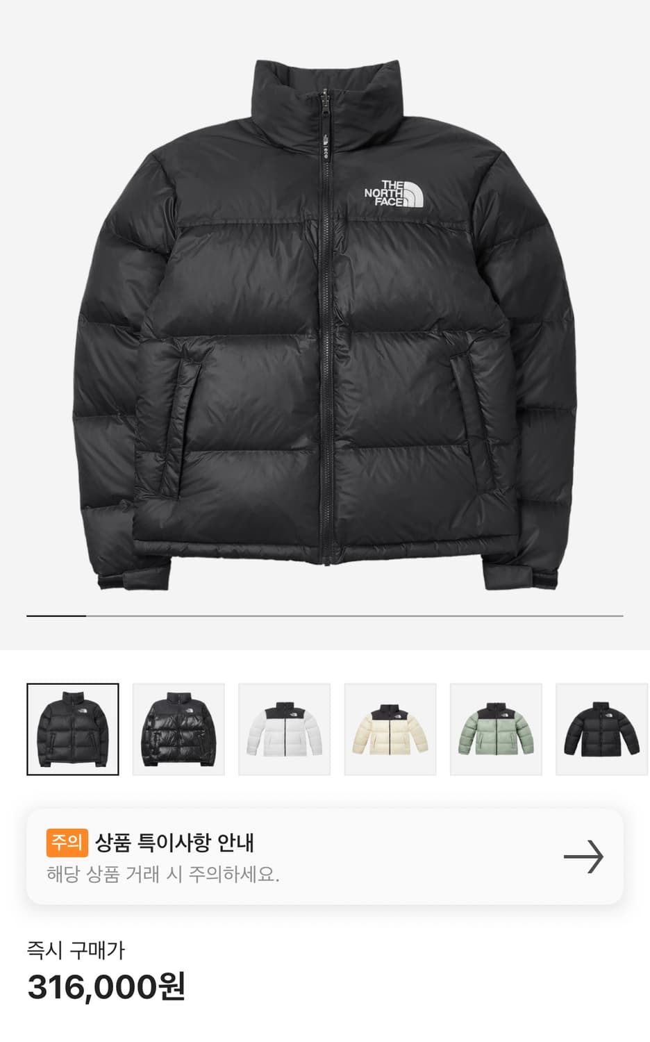 노스페이스 1996 에코 눕시 95 상품이미지1