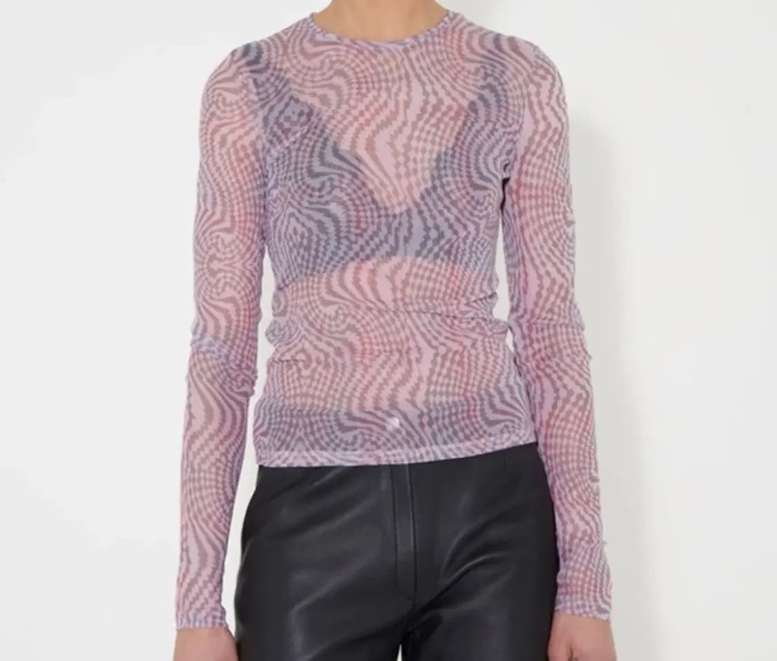아워레가시 슈퍼슬림 롱슬리브 Hypnosis Tartan Print 상품이미지4