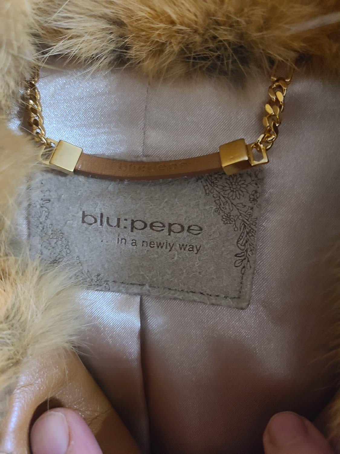 블루페페 토끼털 니트 점퍼(55-66) 상품이미지4