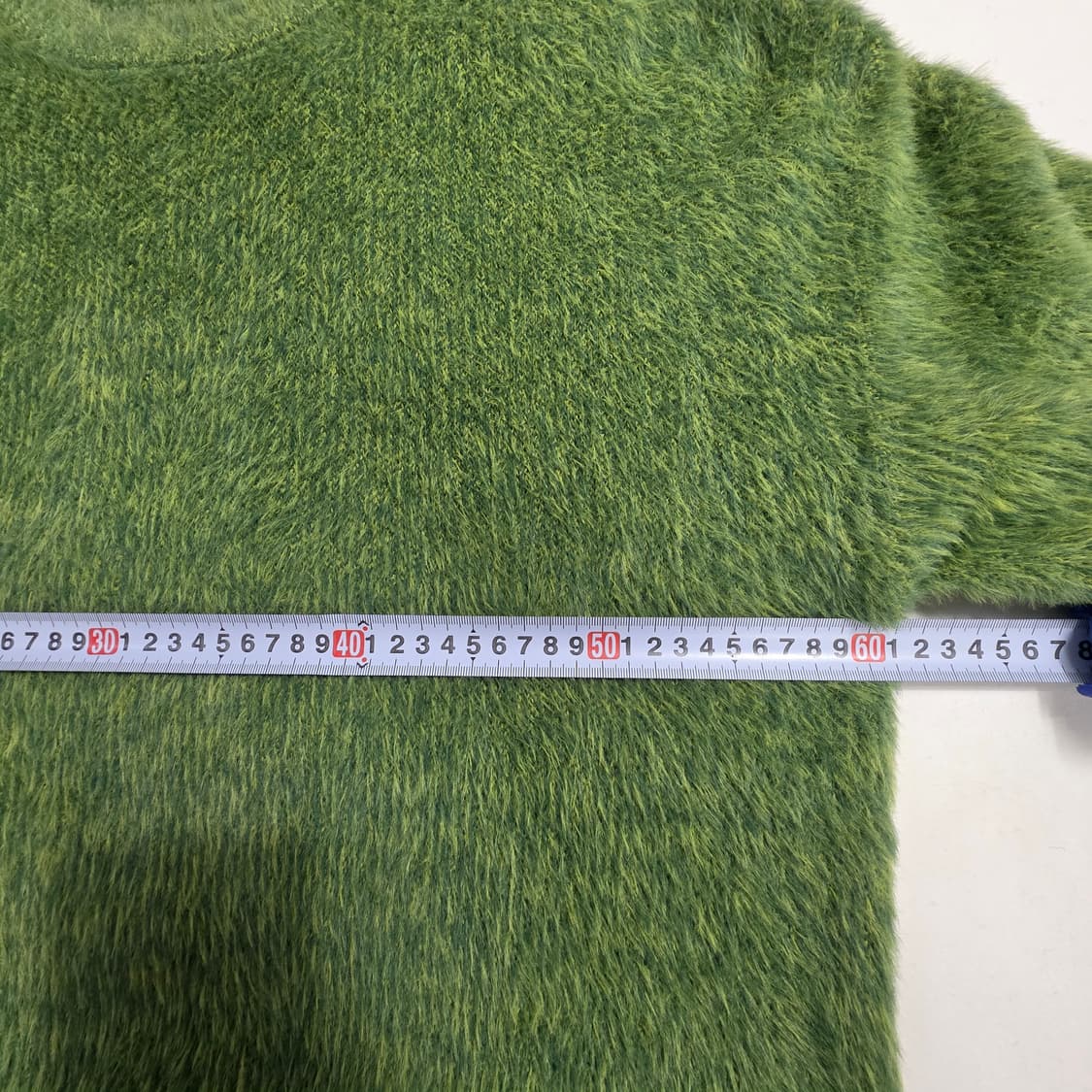 0144 노메뉴얼 NOMANUAL 퍼 니트 L / 그린 / 23FW 상품이미지3