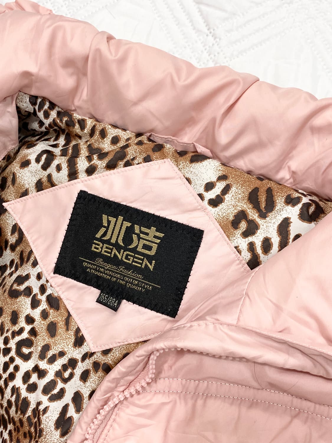 ꒰ঌ 핑크 로걀 패딩 자켓 ໒꒱ 상품이미지6