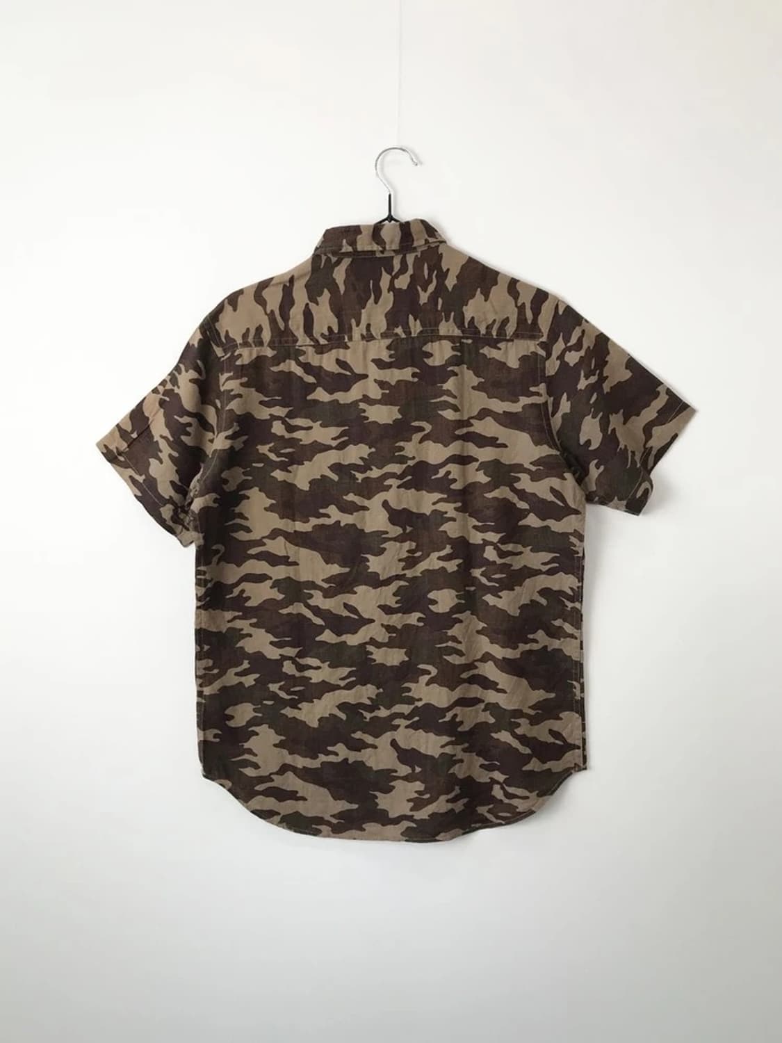 BEAMS HEART Linen Camo Shirt 상품이미지4