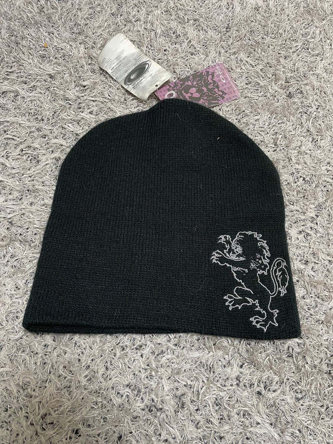 오클리Oakley 블랙 로고 비니 Free  상품이미지3