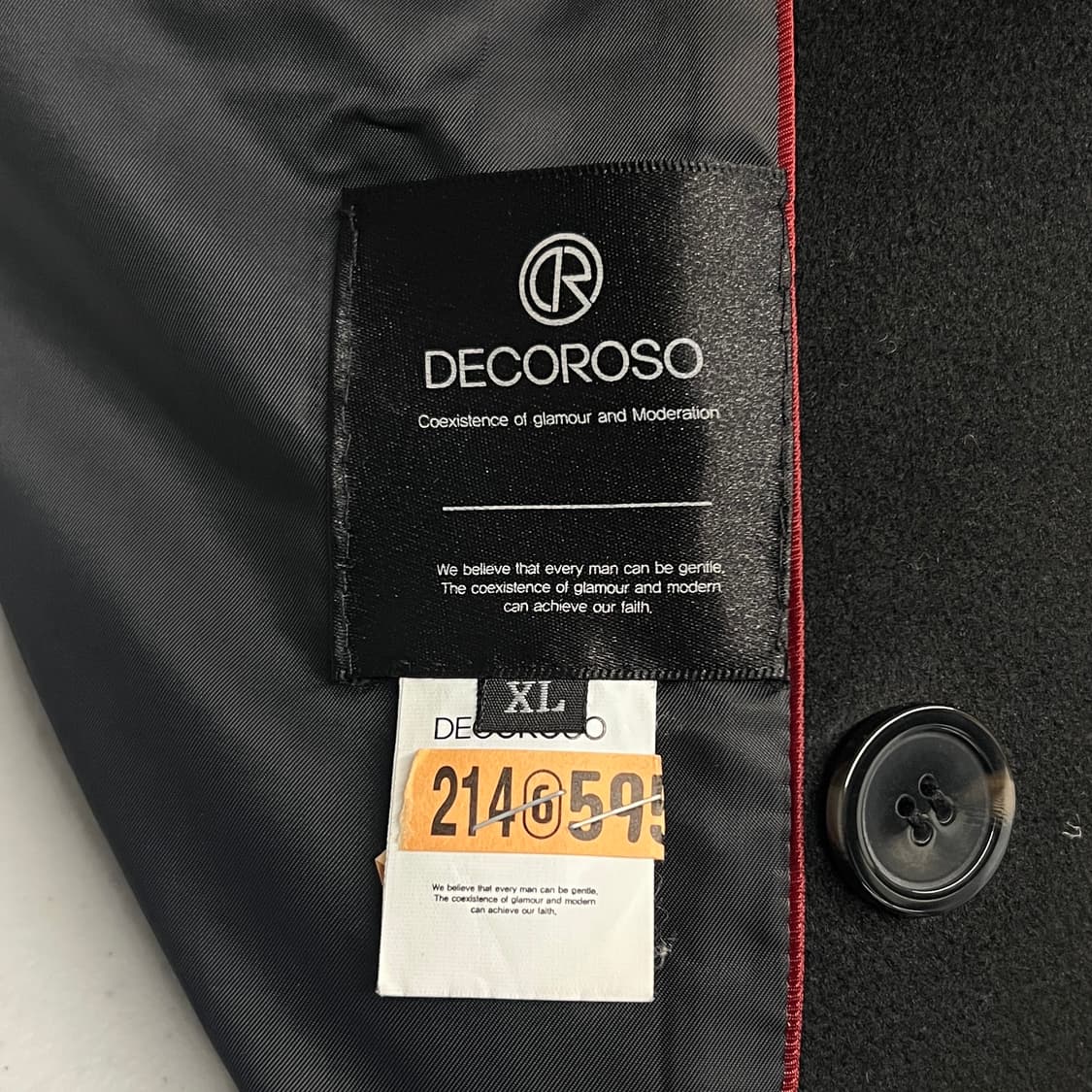 데꼬로소 [Handmade] 테일러드 롱더블코트 XL 상품이미지9